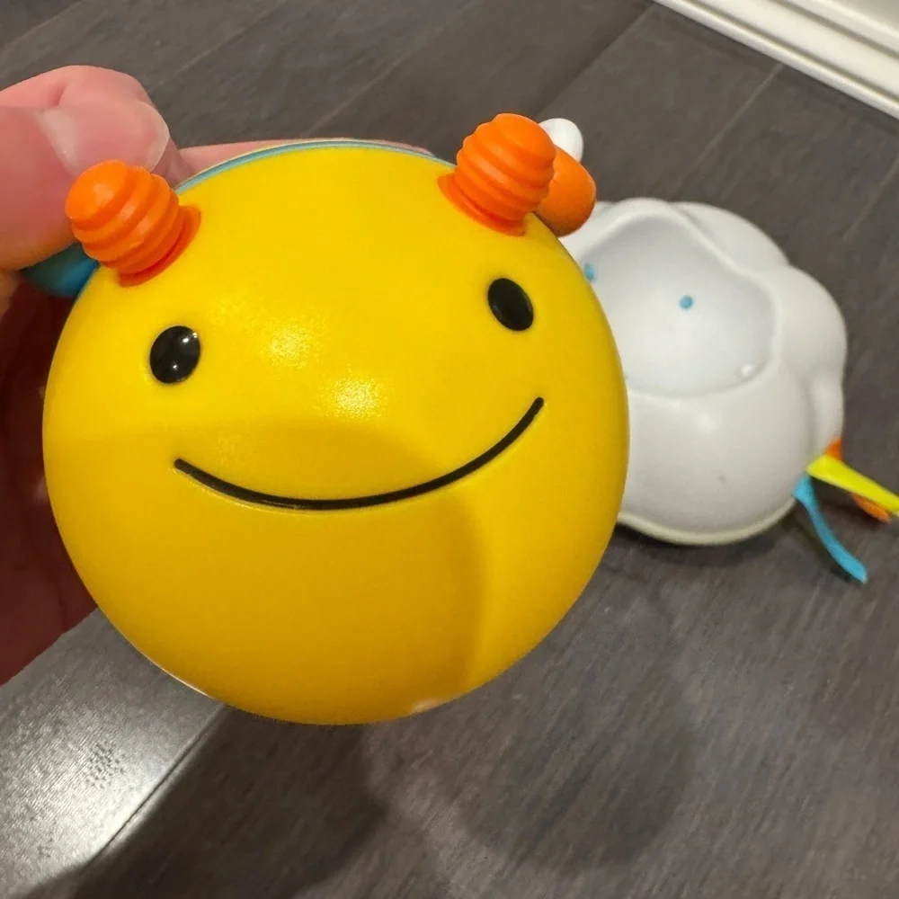 Skip Hop Bumble Bee Yellow and Blue Electronic Musical Bee Crawling Toy